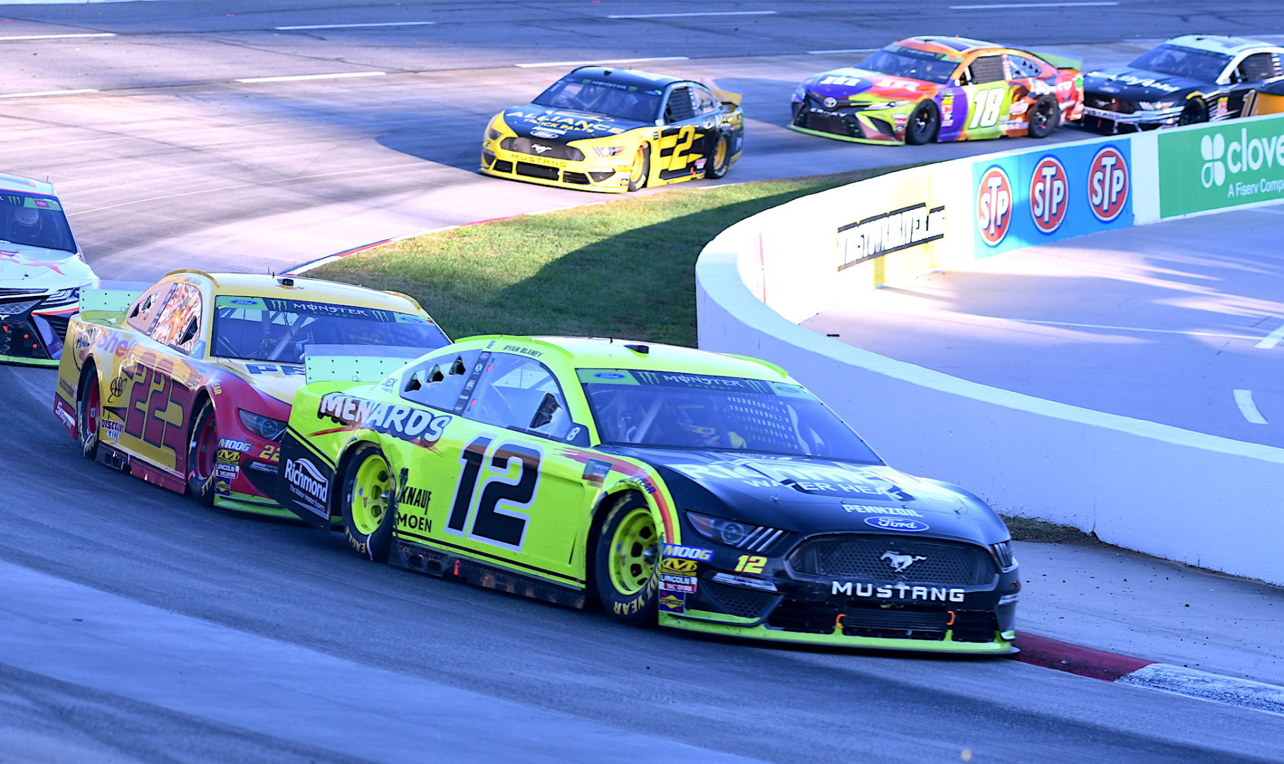 Blaney and Logano